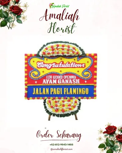 Bunga Papan Congratulation di Triharjo